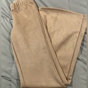 Suede Forever 21 fit & flare pants